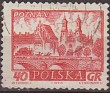 Poland 1960 Paisaje 40 Groszv Rojo Scott 950